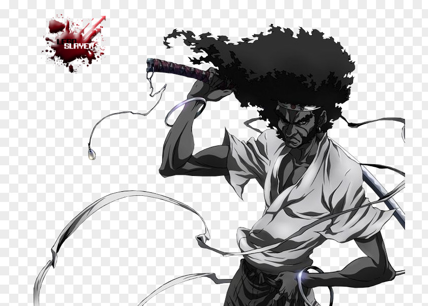 Samurai Afro Cinema Film PNG