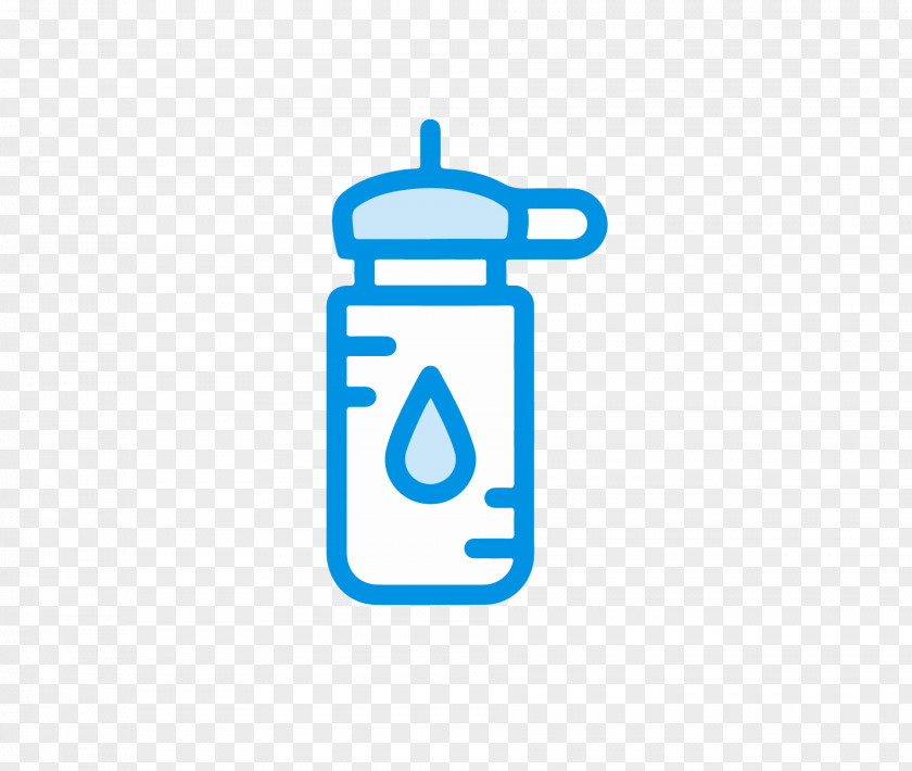 Aquarius Material Bottled Water Drink Bottle PNG