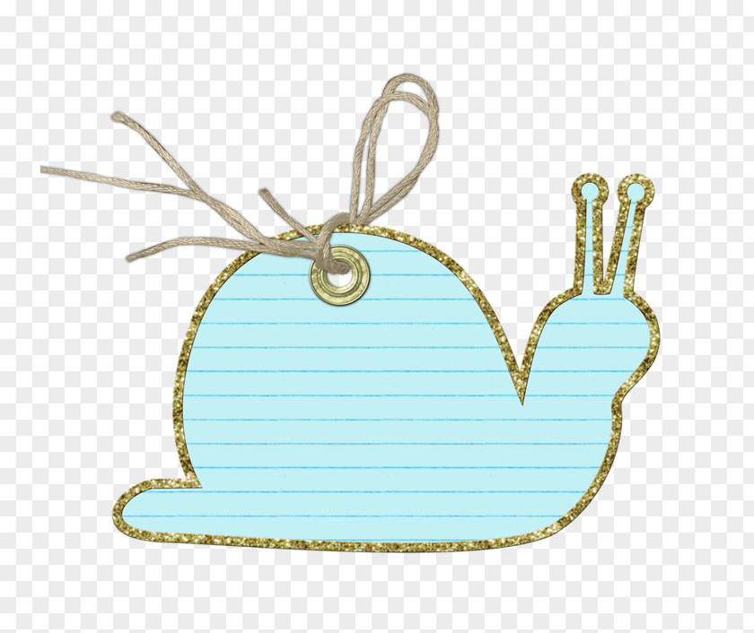 Cartoon Snail Turquoise Font PNG