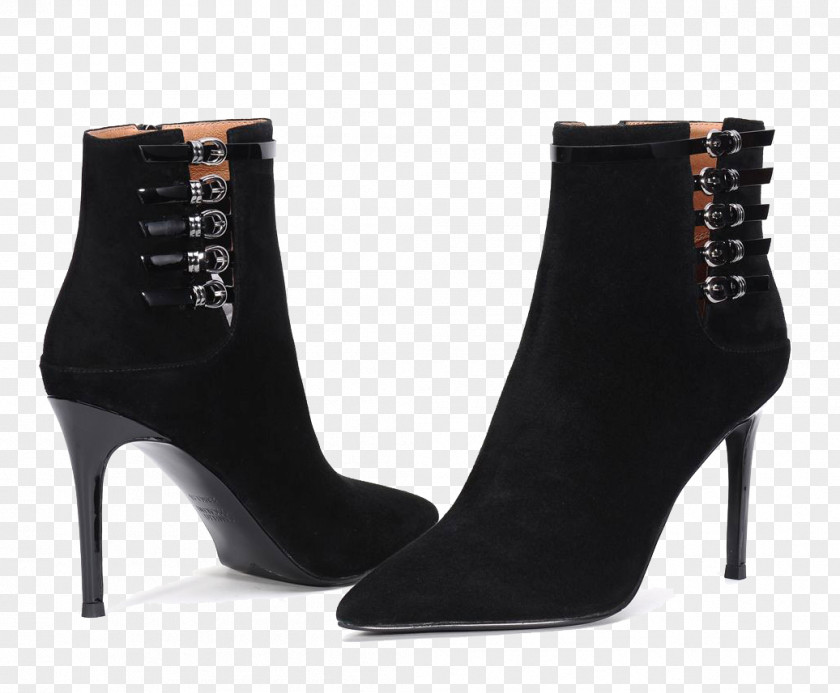 Ms. Heels Boot High-heeled Footwear Shoe PNG