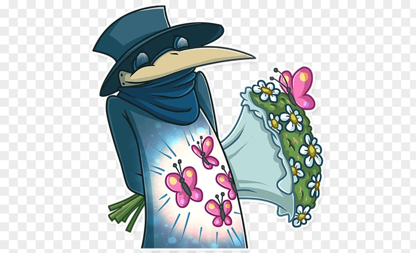 Telegram Sticker Plague Doctor Clip Art PNG