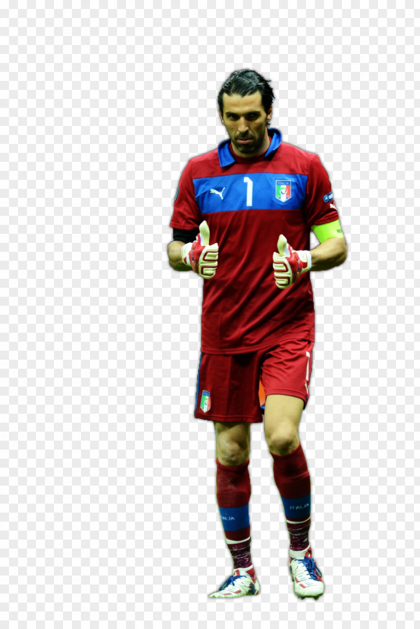 Buffon Team Sport Football Player Outerwear Uniform PNG