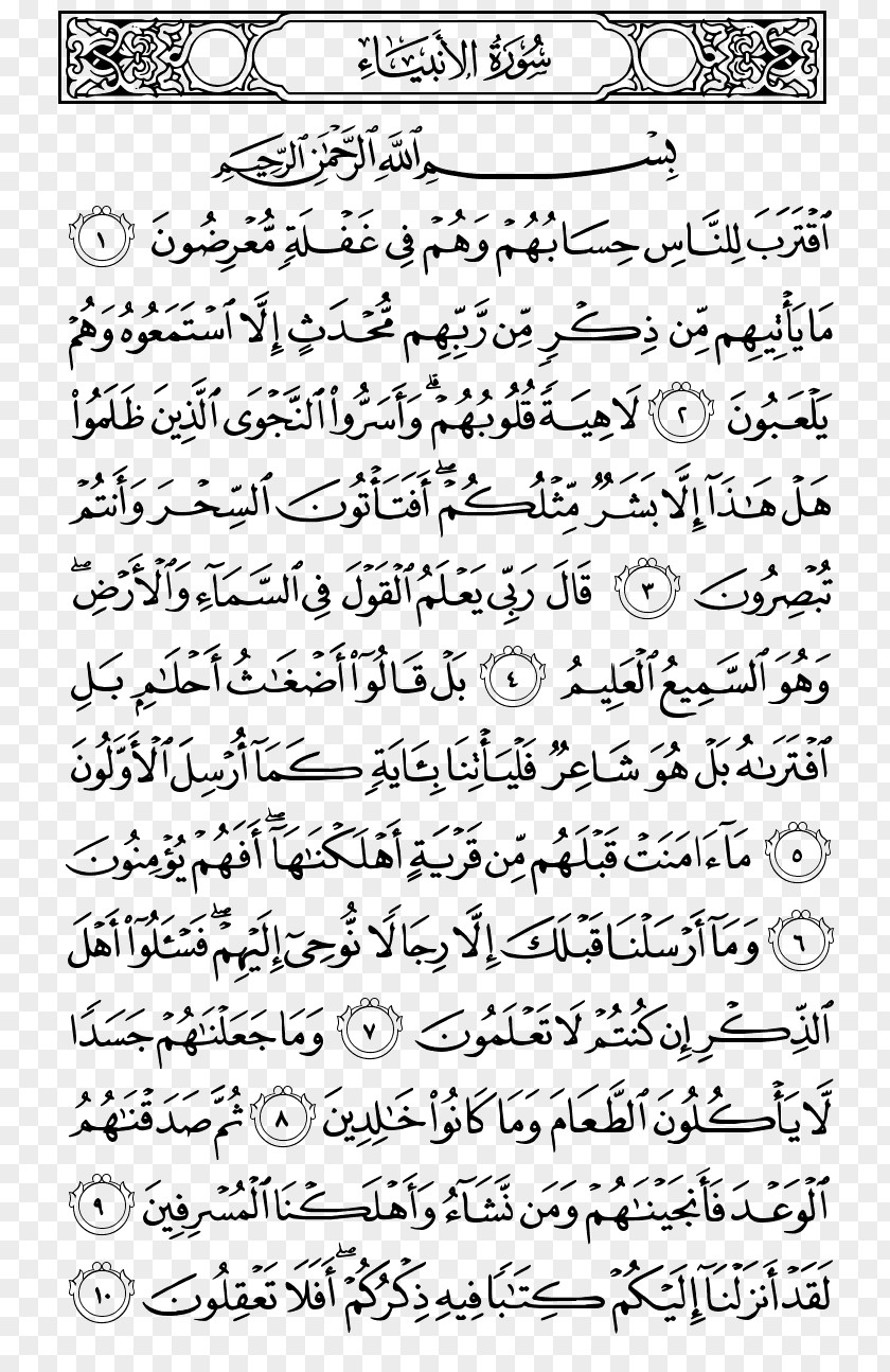 Islam Quran Al-Mujadila Al-Anbiya Al-Fatiha Juz' PNG