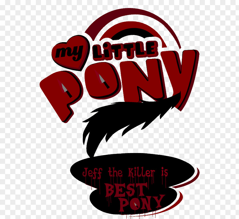 Jeff The Killer Pony Pinkie Pie Logo Twilight Sparkle Rainbow Dash PNG