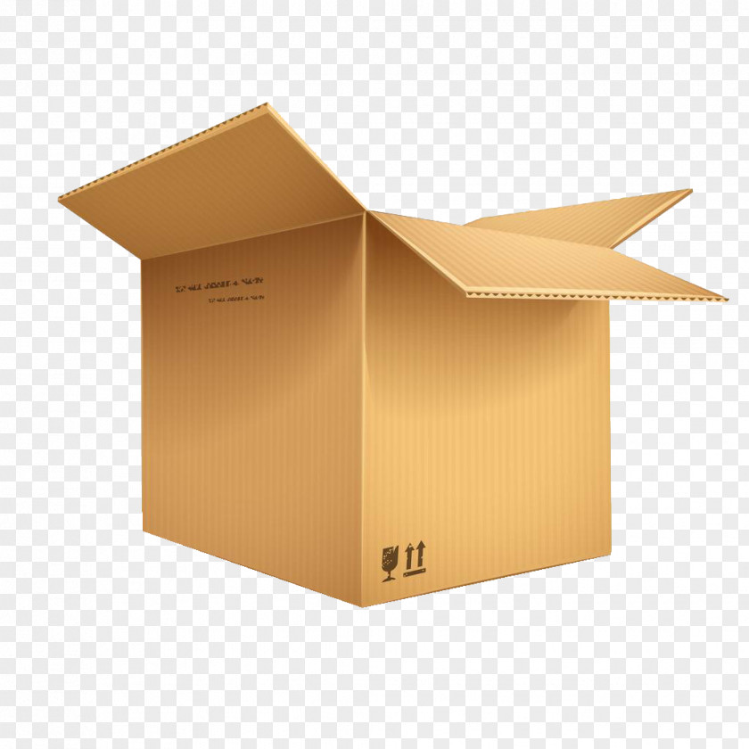 Kraft Cardboard Box Paper PNG