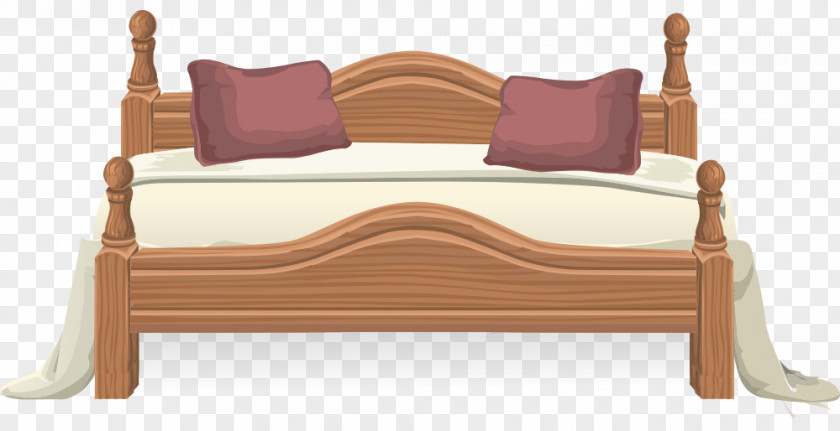 Table Bed Frame Bedside Tables Clip Art PNG