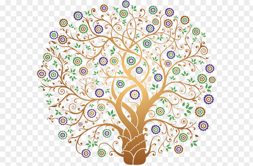 Tree Of Life Gold Clip Art PNG