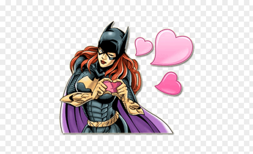 Batman Superhero Sticker Telegram Catwoman PNG