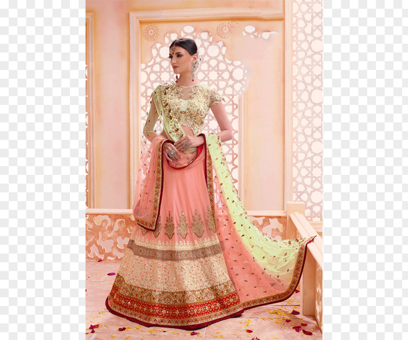 Bride Gagra Choli Lehenga Wedding Dress Sari PNG