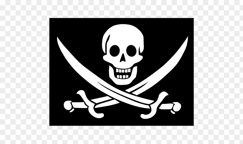 Pirates Jolly Roger Flag Piracy Decal PNG