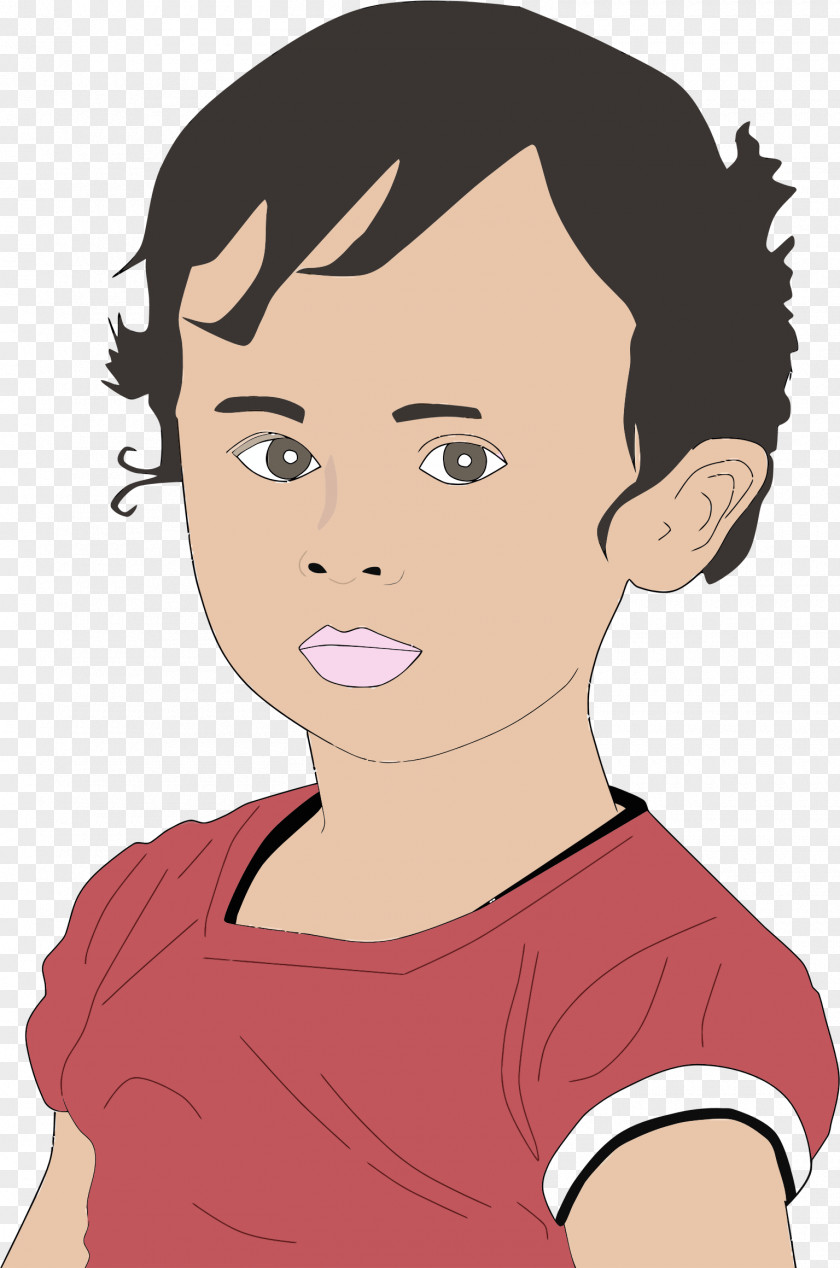 Portrait Child Drawing Clip Art PNG