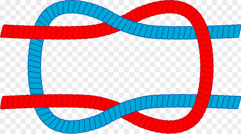Reef Knot Overhand Rope Clip Art PNG