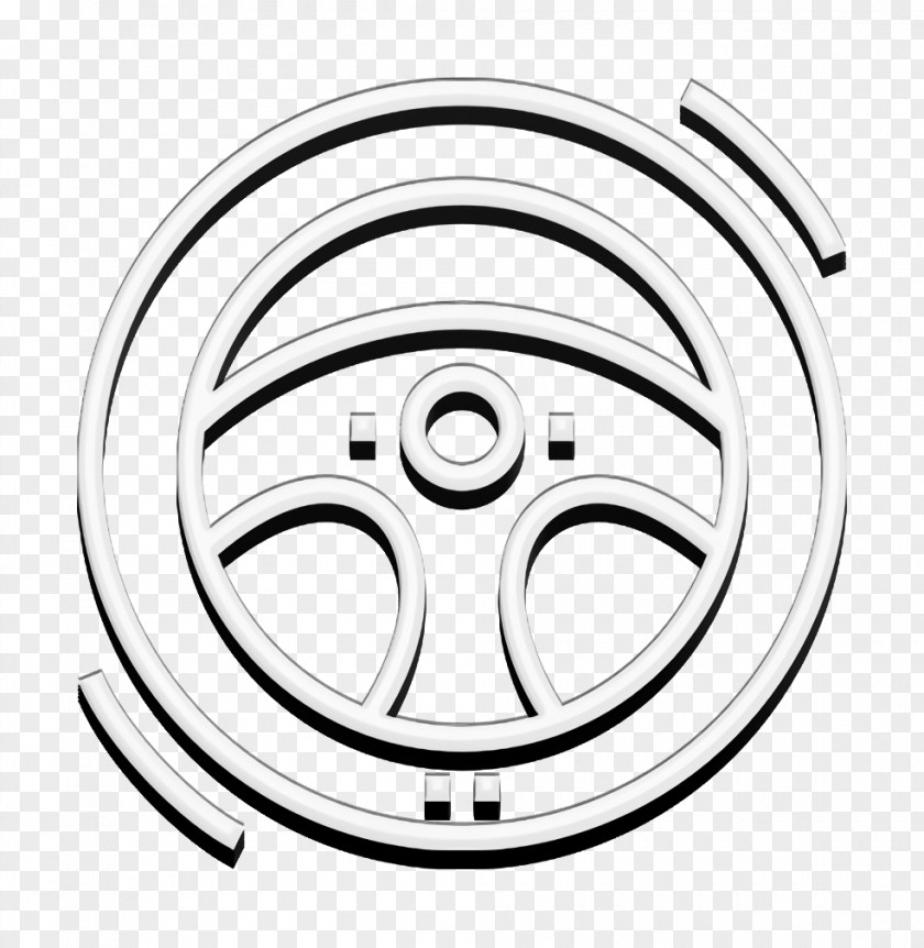 Car Icon Service Steering Wheel PNG