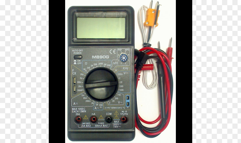 Electronics Multimeter Digital Signal Electronic Component Measuring Instrument PNG