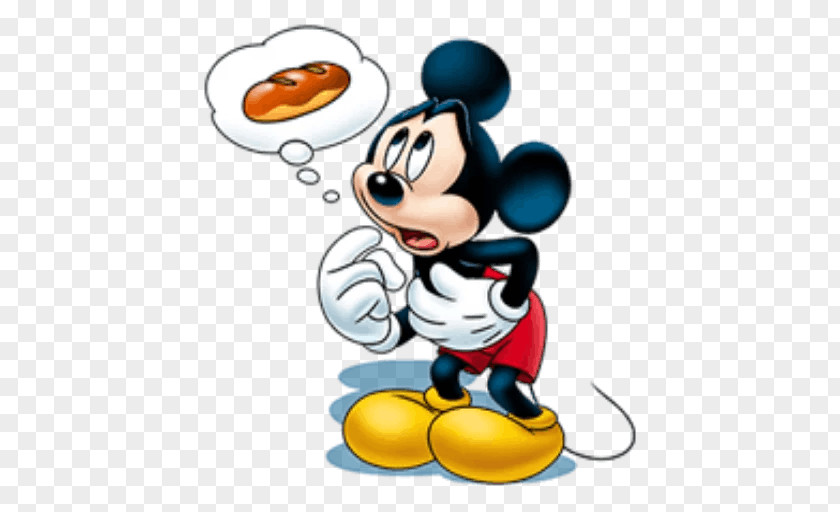 Mickey Mouse Minnie Sticker Telegram PNG