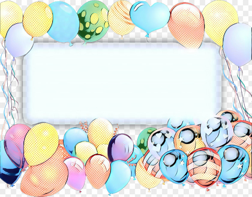 Party Supply Picture Frame Retro Background PNG