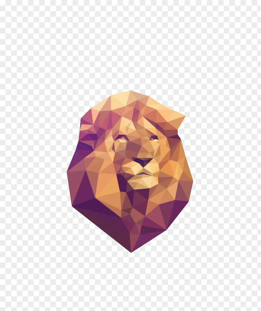 Lions Head Lionhead Rabbit Animation Polygon Clip Art PNG