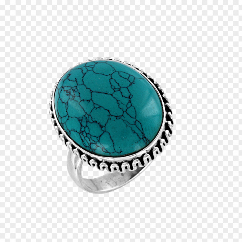 Silver Turquoise Ring Body Jewellery PNG