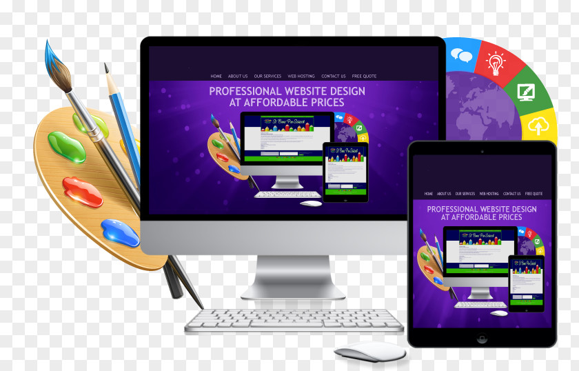 Web Design Development Responsive PNG