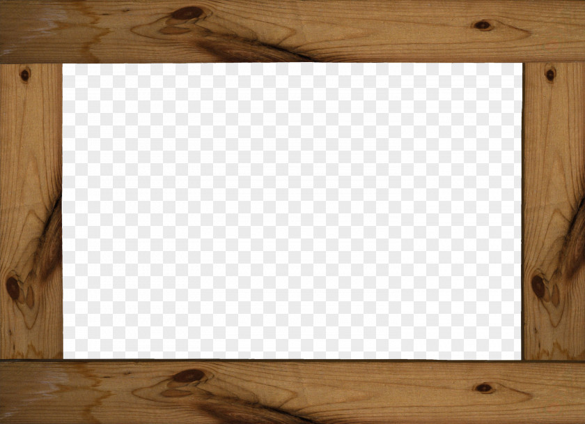 Brown Wood Frame Creative Floor Molding Picture PNG