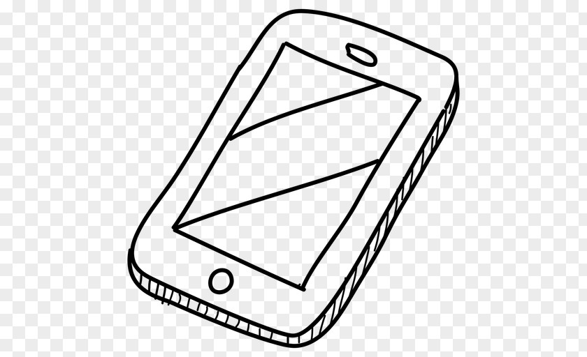 Design Black And White Drawing Mobile Phones Clip Art PNG