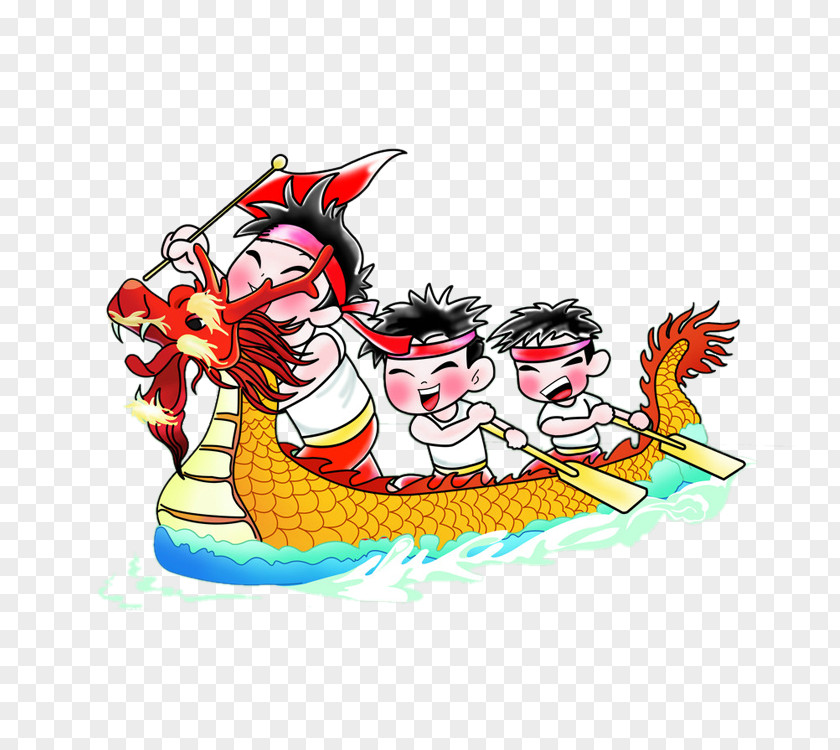 Dragon Boat Racing Zongzi Bateau-dragon Festival U7aefu5348 PNG