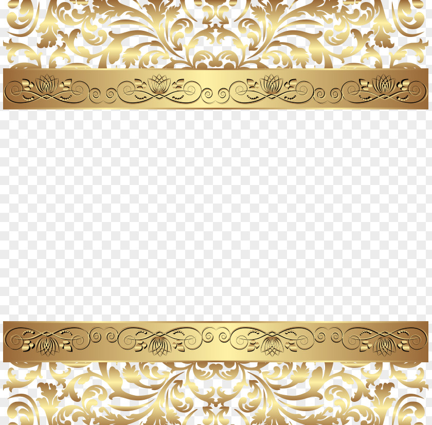 Gold Silk Edge Material Download Icon PNG