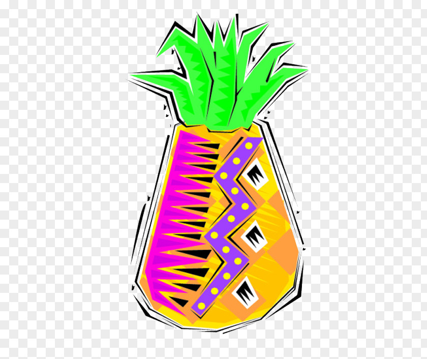 Painted Pineapple Royalty-free Clip Art PNG