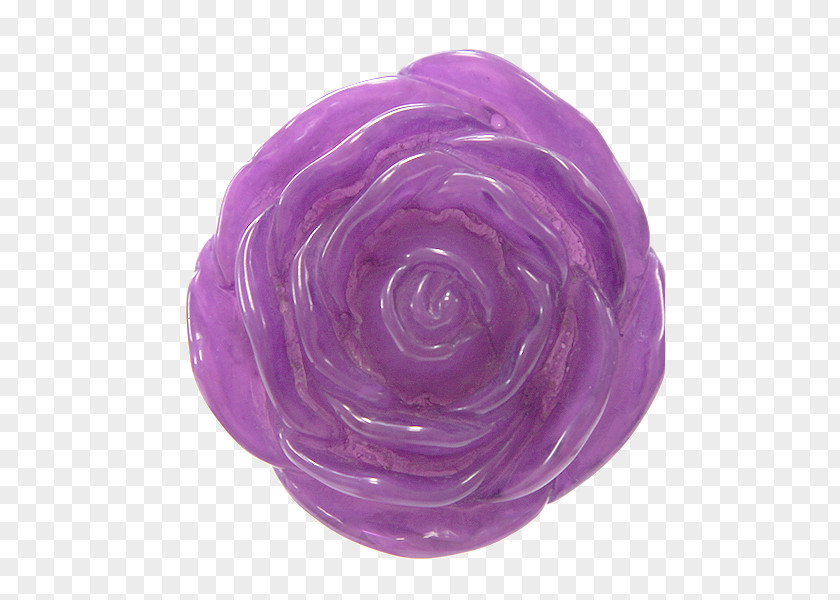 Plastic Beads Purple Petal PNG