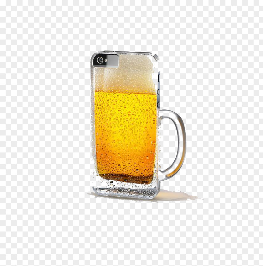 Simple Beer Phone Advertising Agency Marketing Campaign Blick PNG