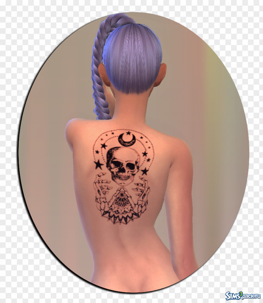 Sims 4 Hats The 3 Tattoo Human Back Expansion Pack PNG