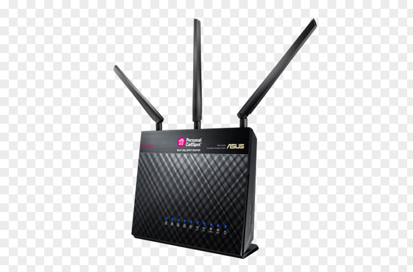 Wireless Router ASUS RT-AC68U IEEE 802.11ac Wi-Fi PNG