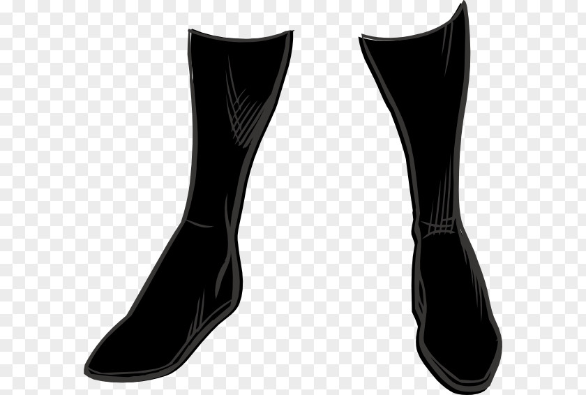 Black Boot Cliparts Knee-high Wellington Cowboy Clip Art PNG