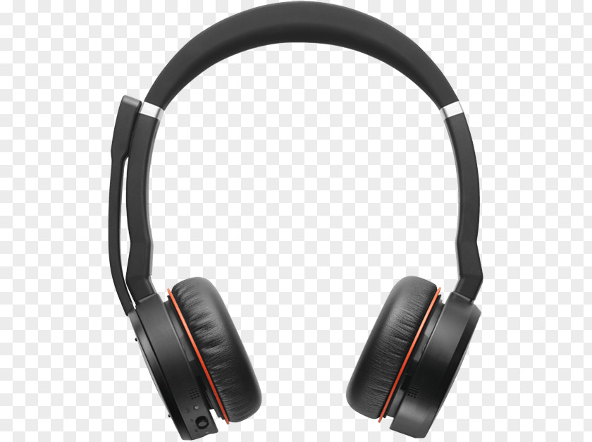Bluetooth Headset Jabra Evolve 75 UC Stereo Headphones 65 Wireless PNG