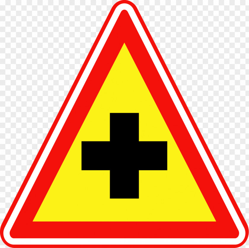 Road Traffic Sign Direction, Position, Or Indication Warning Intersection PNG