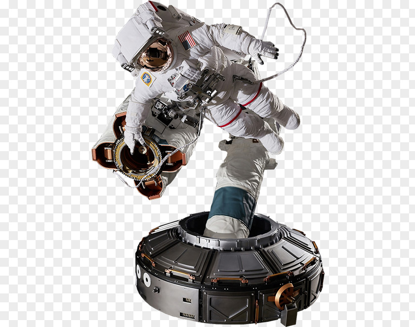 Astronaut International Space Station Statue Bust Extravehicular Activity PNG