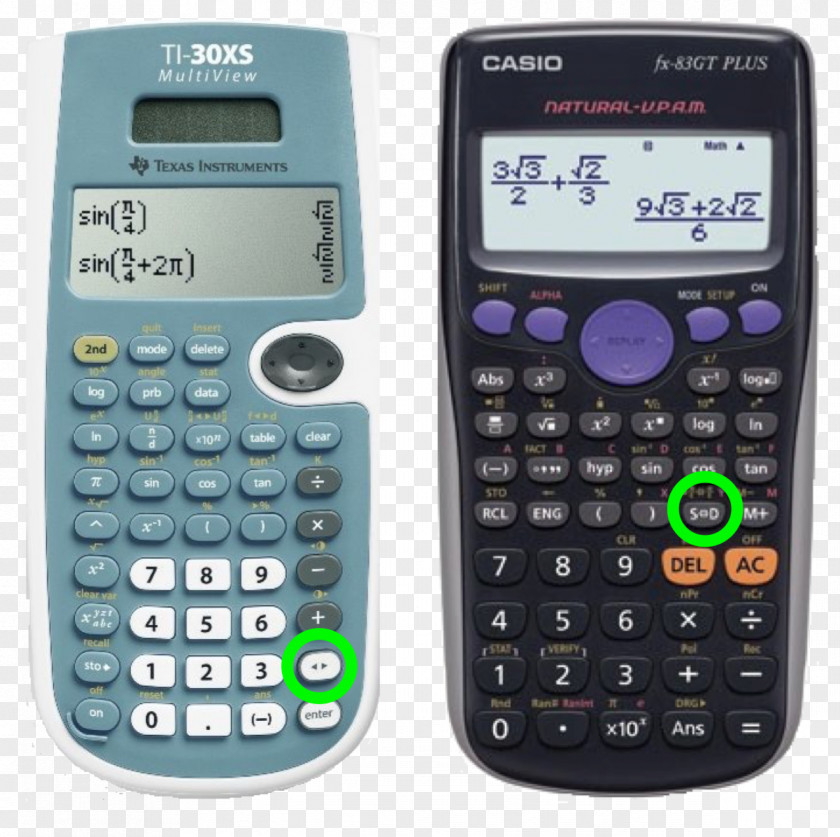 Calculator Casio FX-83GTPLUS Scientific SL-300VER PNG