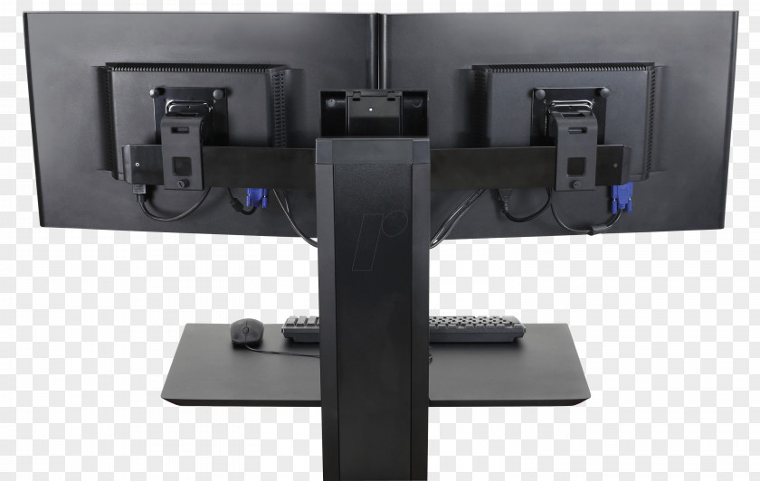 Computer Keyboard Sit-stand Desk Dell Monitors Workstation PNG