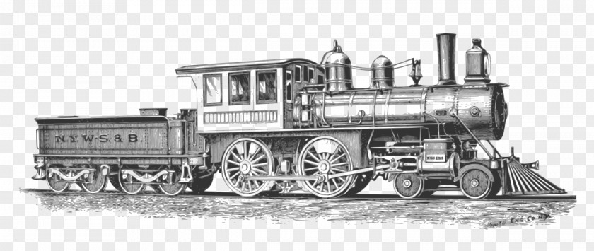 Steam Train Rail Transport Locomotive Clip Art PNG
