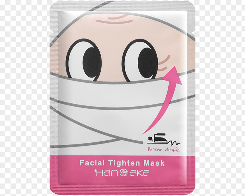 Tightening Facial Mask Material PNG