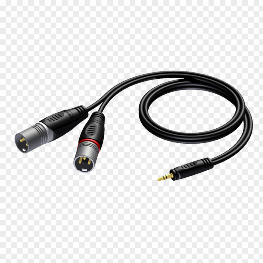 XLR Connector Coaxial Cable Electrical Speaker Wire Phone PNG