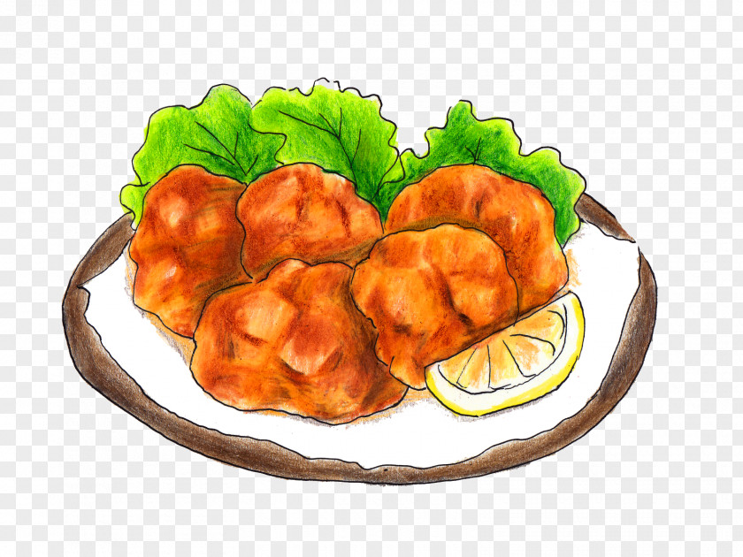 Ayam Goreng Deep Frying Food Karaage Japanese Cuisine Recipe PNG
