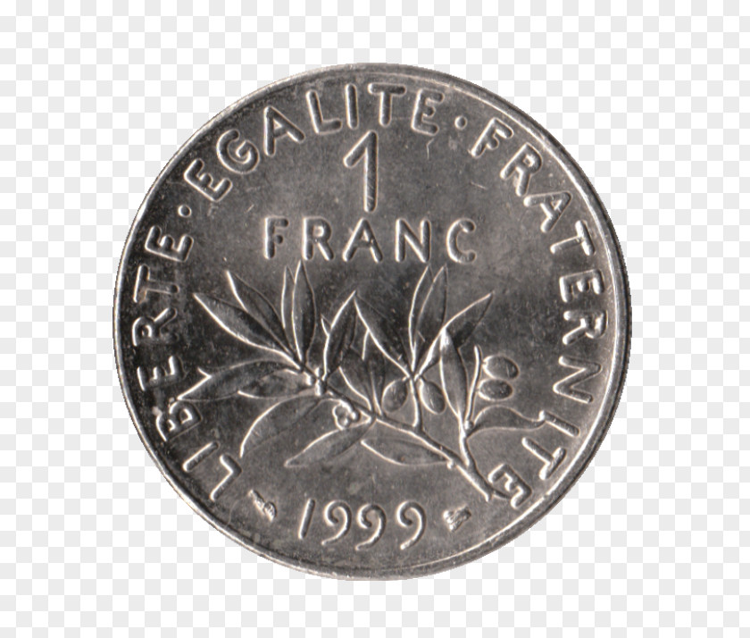 Coin French Franc Euro Monégasque PNG