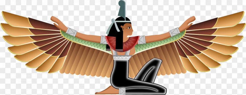 Egyptian Gods Maat Color Symbol PNG