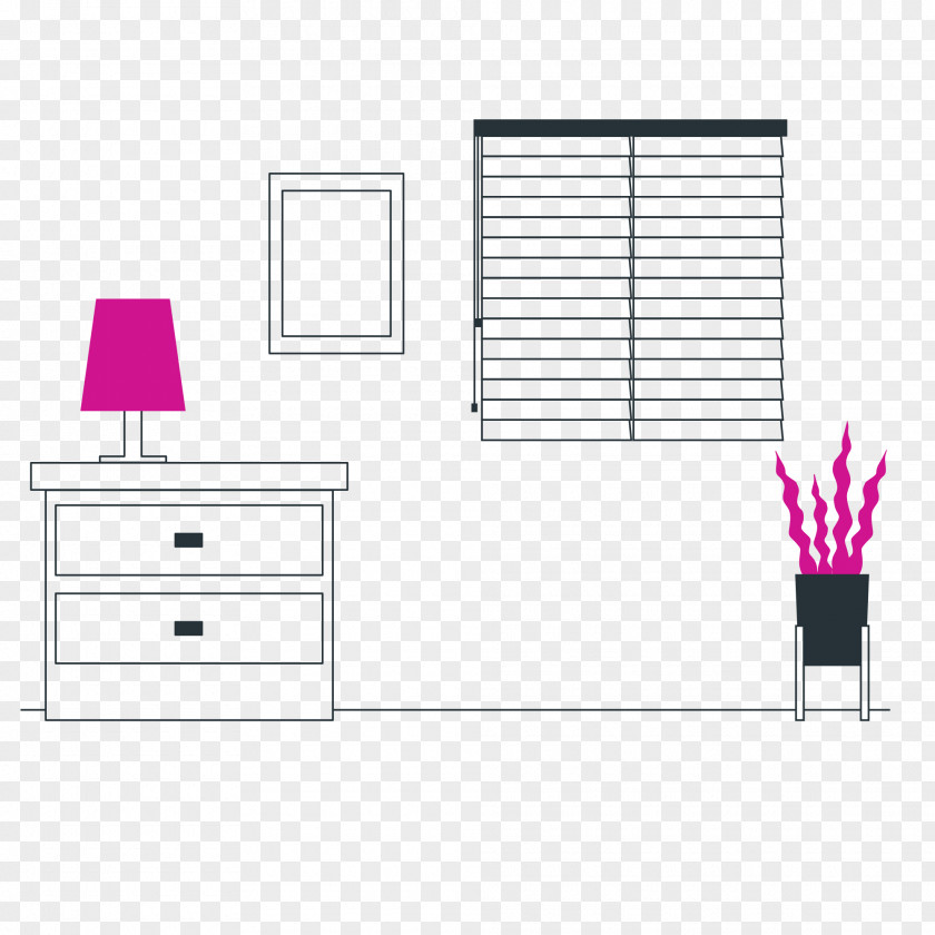 Furniture Line Pattern Diagram Text PNG