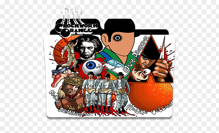 A Clockwork Orange Drawing Pop Art Film PNG