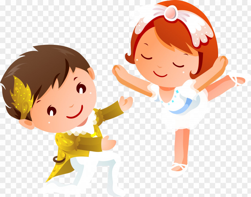 Children Dance Cartoon PNG