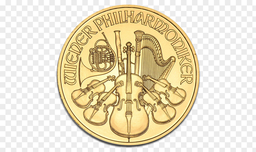 Financial Gold Coins Austrian Silver Vienna Philharmonic Orchestra PNG