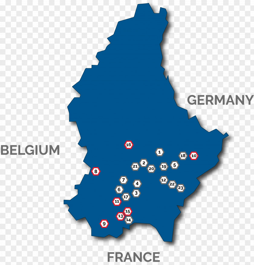 Luxembourg City Data Center Diagram Map PNG