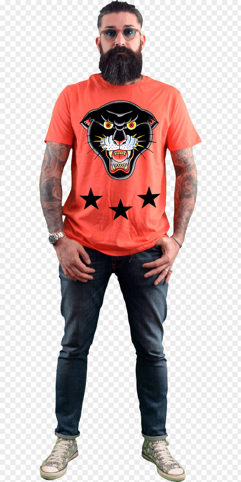 Black Panter Hoodie T-shirt Beard Jeans PNG